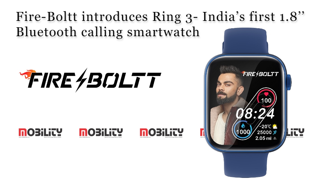 Fire-Boltt Ring Pro Smartwatch With Bluetooth Calling, Pin Lock System  Launched in India: Details | Technology News