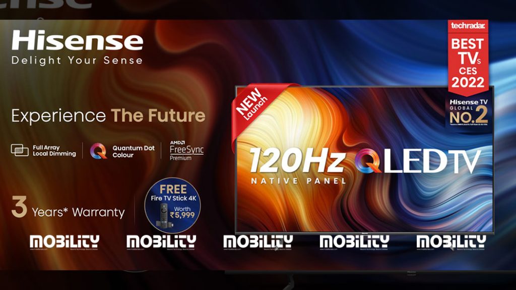 Hisense Global No 2 TV Brand, Launches 2 New future TV Series and Promotion ‘Buy & Fly